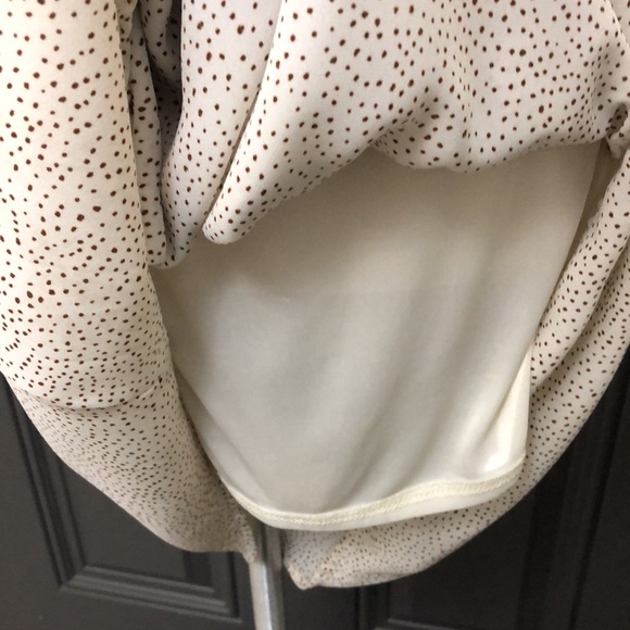 Sienna Sky Women’s V-Neck Cap Sleeve Polka Dot Elastic Waist Midi Dress - Picture 8 of 12